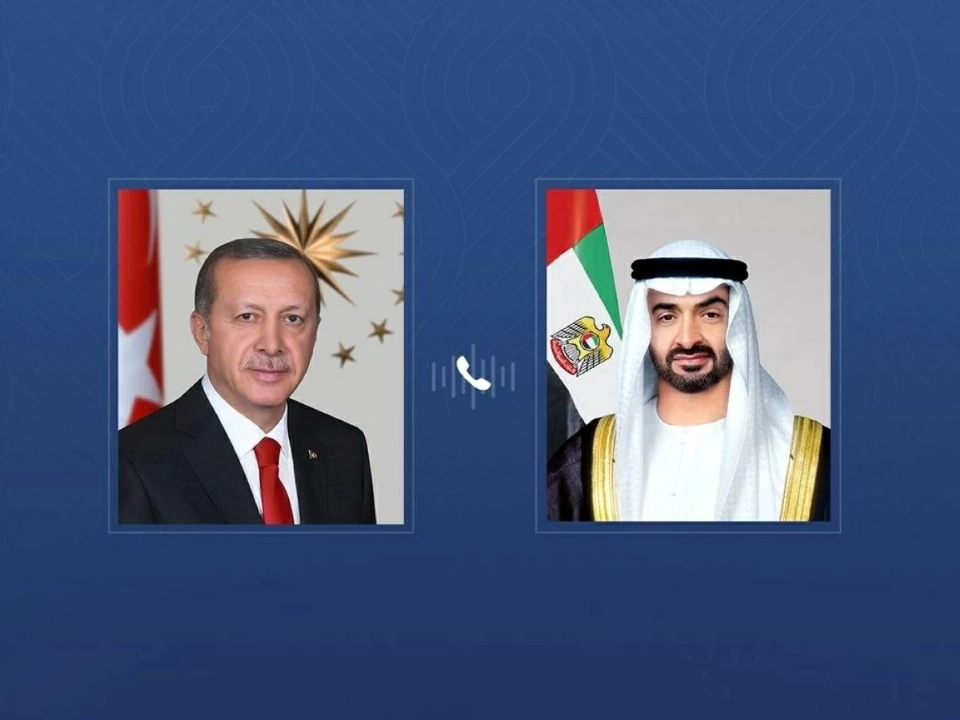 محمد بن زايد وأردوغان يبحثان علاقات التعاون والتطورات الإقليمية