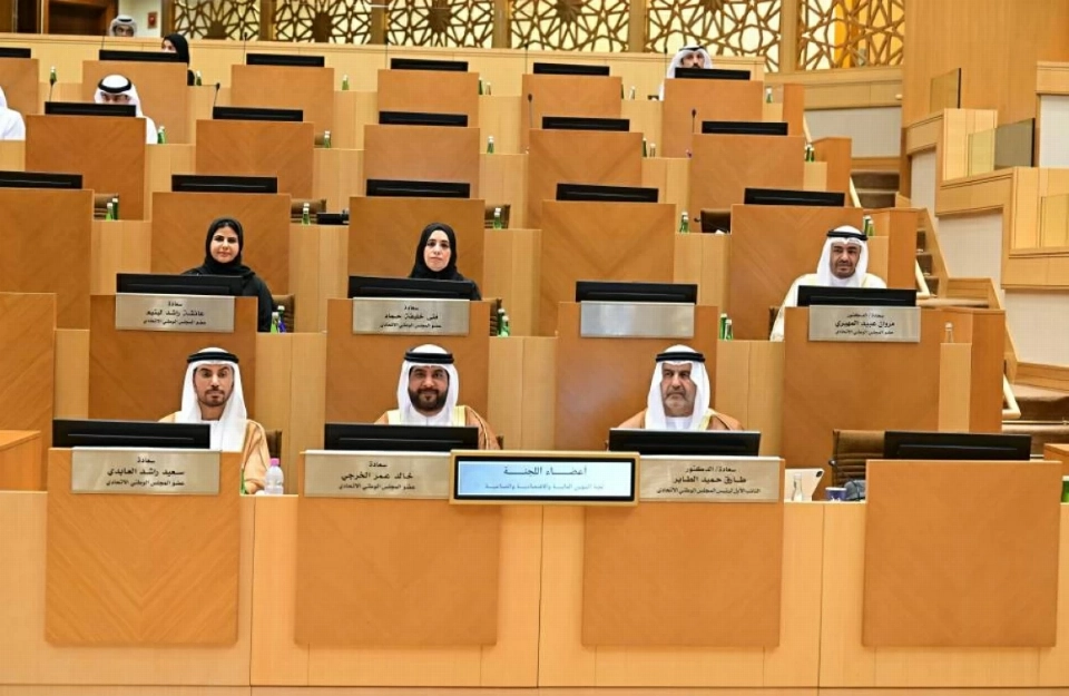 لجنة الشؤون المالية خلال مناقشة التقرير