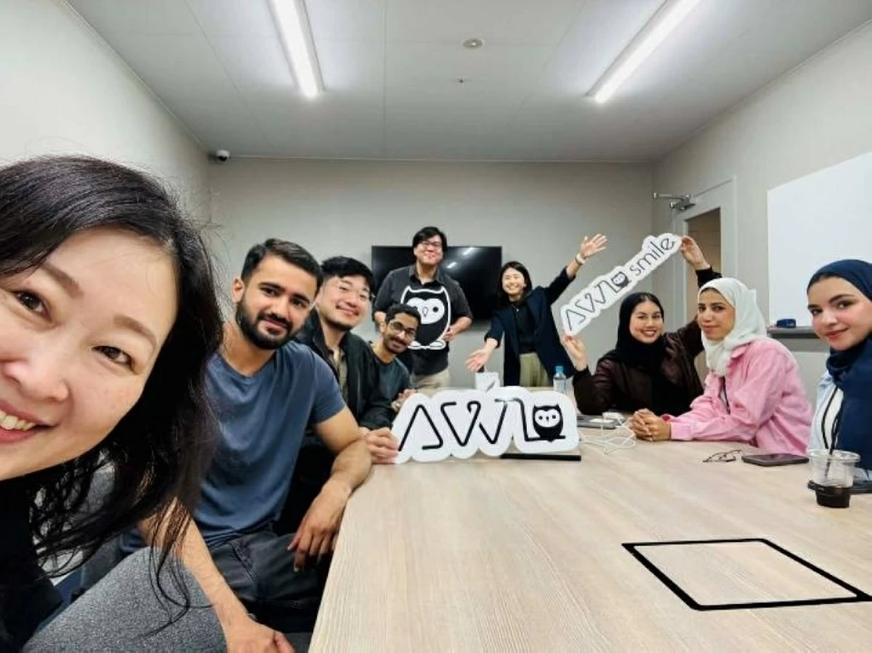 جانب من الطلبة المواطنين خلال التدريب العملي في اليابان