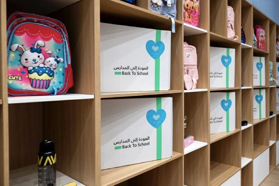 «مؤسسة القلب الكبير» تدعم 3000 طالب وطالبة في غزة ومصر