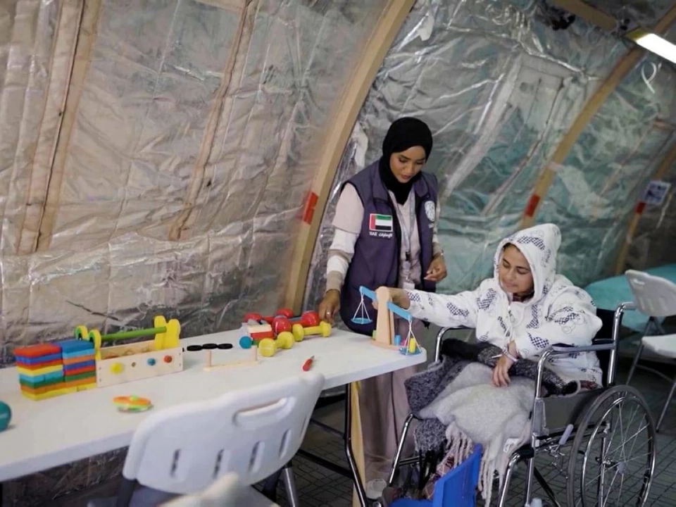 حضور فاعل للمرأة الإماراتية لدعم الفلسطينيين في غزة