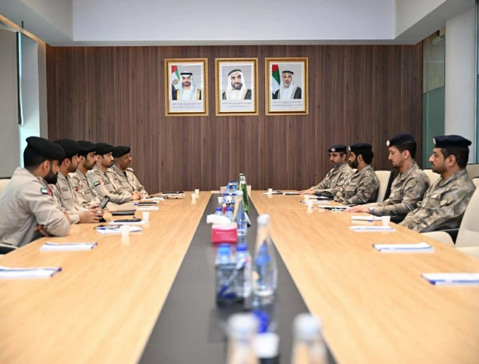 تبادل خبرات بين شرطتي أبوظبي والشارقة