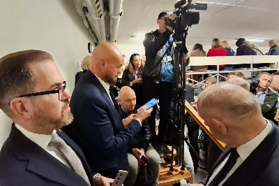 Lithuanian lawmakers shelter, airport, train traffic suspended due to drone incursion