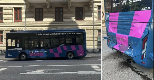Self-Driving Bus Collides with Tram on Inaugural Day of Service in Sweden