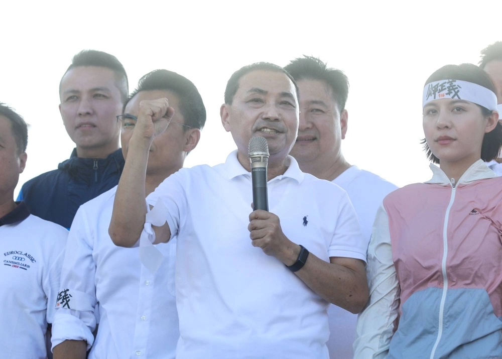 Hou Yu-ih, mayor of New Taipei City, during a protest against the ruling Democratic Progressive Party in Taipei, on July 16. Taiwanese voters are preparing to choose their next president in January, in a vote that will define cross-strait and U.S.-China relations for years to come.  Hou Yu-ih, mayor of New Taipei City, during a protest against the ruling Democratic Progressive Party in Taipei, on July 16. Taiwanese voters are preparing to choose their next president in January, in a vote that will define cross-strait and U.S.-China relations for years to come.