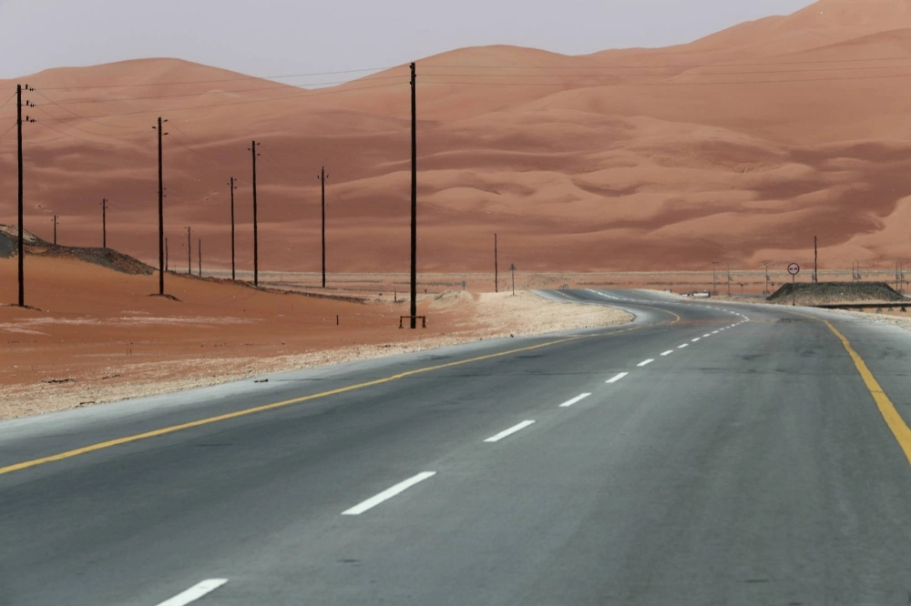 A highway runs through Saudi Arabia's arid landscape. A new horticulture project marks the biggest food-tech investment for the country, whose extreme summer temperatures have long left it reliant on food imports. A highway runs through Saudi Arabia's arid landscape. A new horticulture project marks the biggest food-tech investment for the country, whose extreme summer temperatures have long left it reliant on food imports.