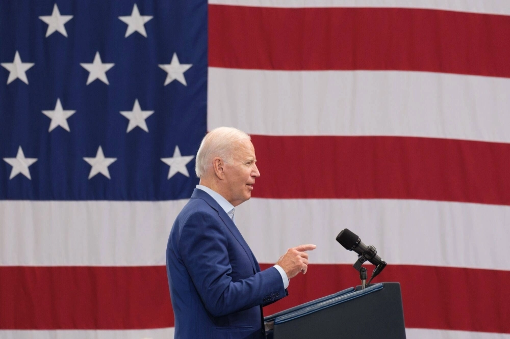 U.S. President Joe Biden speaks at an event in Albuquerque, New Mexico, on Wednesday. U.S. President Joe Biden speaks at an event in Albuquerque, New Mexico, on Wednesday.
