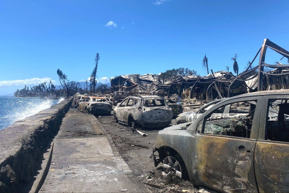 As of Saturday, at least 89 death have been recorded as a result of the wildfire that engulfed the Maui town of Lahaina, Hawaii. That toll is likely to rise as the search for victims continues.  
   As of Saturday, at least 89 death have been recorded as a result of the wildfire that engulfed the Maui town of Lahaina, Hawaii. That toll is likely to rise as the search for victims continues.