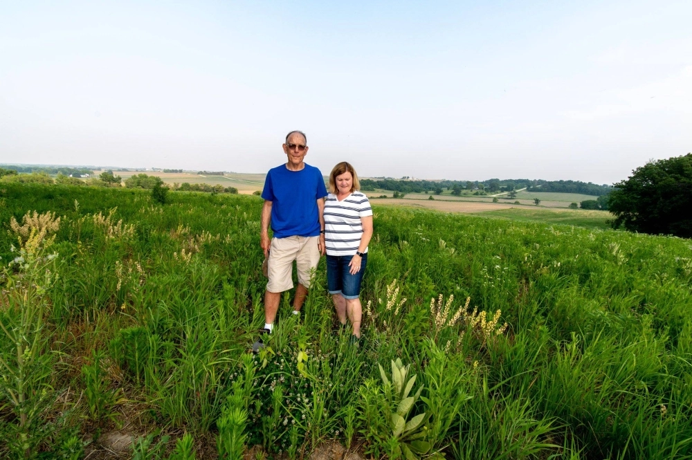 Susan and Jerry Stoefen’s land in Iowa sits in the path of a planned carbon dioxide pipeline the couple is working to stop. Susan and Jerry Stoefen’s land in Iowa sits in the path of a planned carbon dioxide pipeline the couple is working to stop.