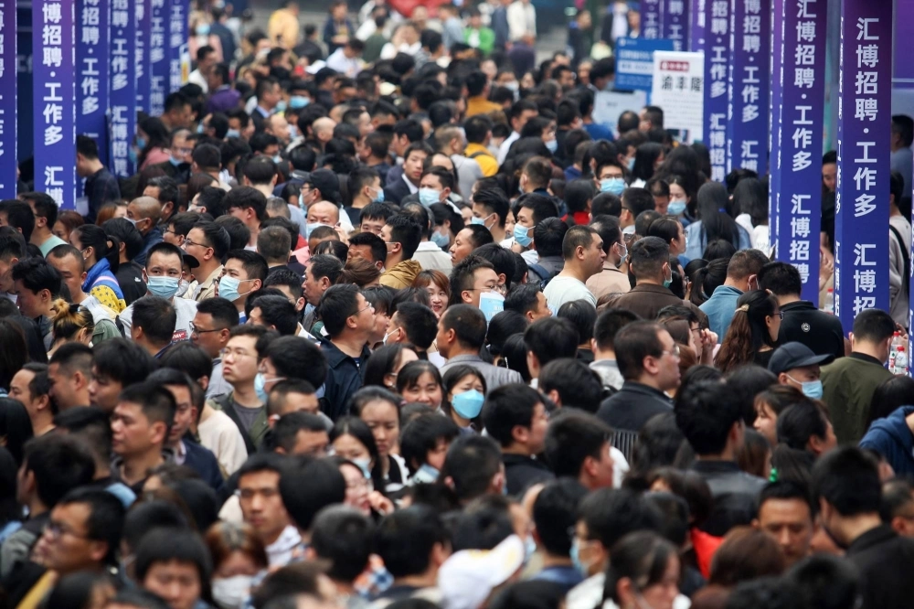 People attend a job fair in China's southwestern city of Chongqing on April 11. China on Aug. 15 said it would suspend the release of youth unemployment data, fueling data transparency concerns and heightening worries about the country’s economic slowdown. People attend a job fair in China's southwestern city of Chongqing on April 11. China on Aug. 15 said it would suspend the release of youth unemployment data, fueling data transparency concerns and heightening worries about the country’s economic slowdown.