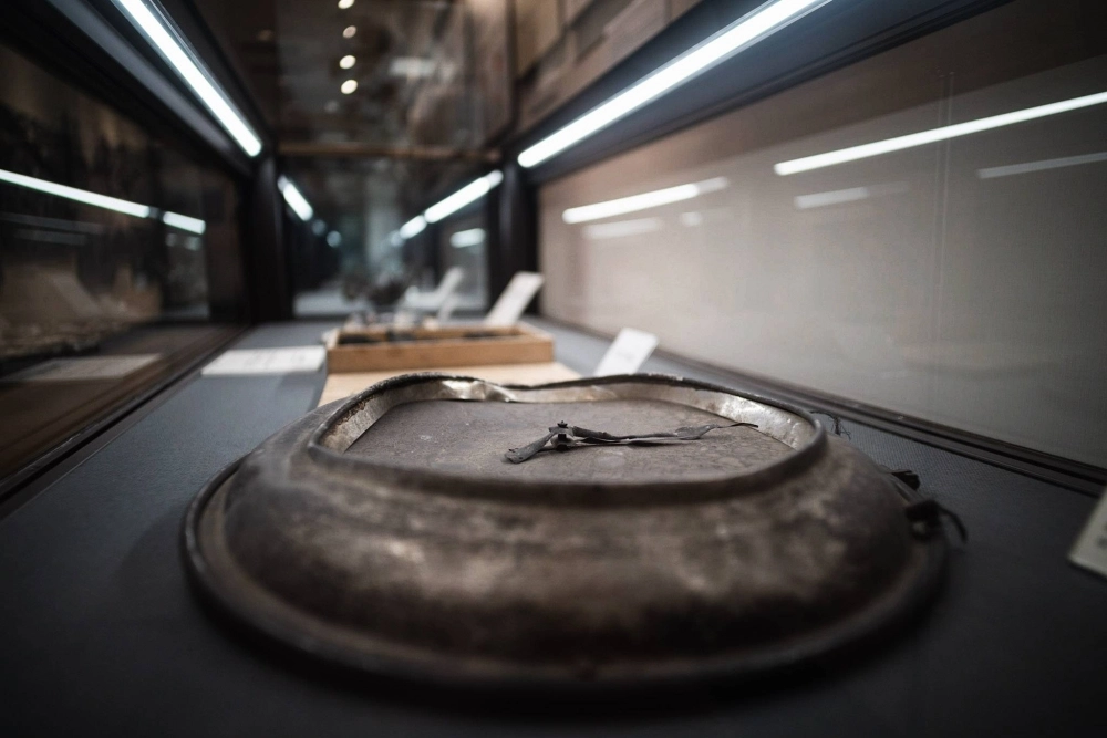 Items from the 1923 Great Kanto Earthquake are on display at the memorial museum in Yokoamicho Park in Tokyo. Here, a warped clock is frozen minutes after the quake struck at 11:58 a.m. on Sept. 1, 1923. Items from the 1923 Great Kanto Earthquake are on display at the memorial museum in Yokoamicho Park in Tokyo. Here, a warped clock is frozen minutes after the quake struck at 11:58 a.m. on Sept. 1, 1923.