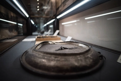 Items from the 1923 Great Kanto Earthquake are on display at the memorial museum in Yokoamicho Park in Tokyo. Here, a warped clock is frozen minutes after the quake struck at 11:58 a.m. on Sept. 1, 1923. Items from the 1923 Great Kanto Earthquake are on display at the memorial museum in Yokoamicho Park in Tokyo. Here, a warped clock is frozen minutes after the quake struck at 11:58 a.m. on Sept. 1, 1923.