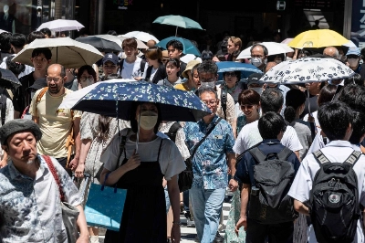 From June to August, Japan's weather agency recorded "considerably higher" average summer temperatures in "northern, eastern, and western Japan." From June to August, Japan's weather agency recorded "considerably higher" average summer temperatures in "northern, eastern, and western Japan."