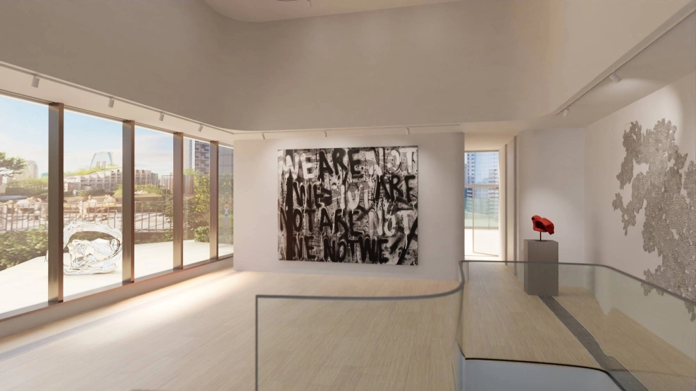 A rendering of the planned Pace Gallery, scheduled to open in the first half of 2024, at the Azabudai Hills complex in central Tokyo A rendering of the planned Pace Gallery, scheduled to open in the first half of 2024, at the Azabudai Hills complex in central Tokyo