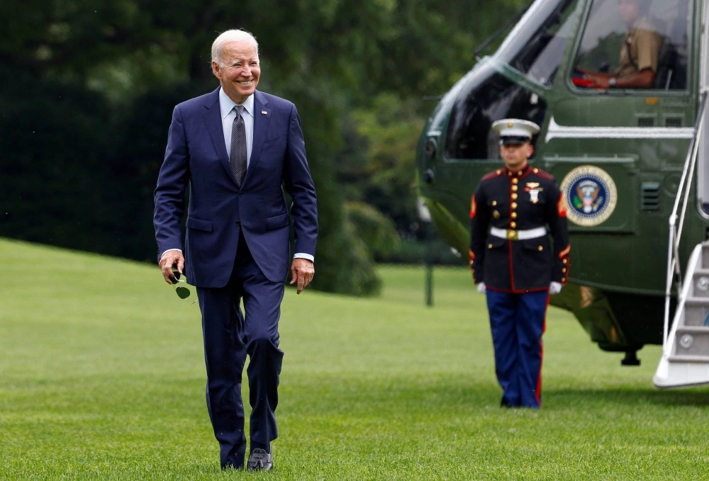 U.S. President Joe Biden at the White House in Washington on Sunday U.S. President Joe Biden at the White House in Washington on Sunday