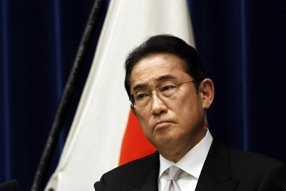 Prime Minister Fumio Kishida attends a news conference in Tokyo on Wednesday after a major reshuffle of his Cabinet. Prime Minister Fumio Kishida attends a news conference in Tokyo on Wednesday after a major reshuffle of his Cabinet.