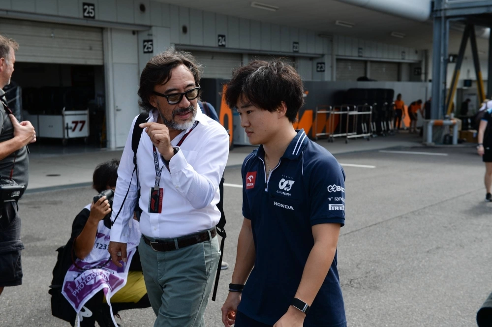 Yuki Tsunoda arrives at Suzuka Circuit on Friday ahead of the first practice sessions for the Japanese Grand Prix. Yuki Tsunoda arrives at Suzuka Circuit on Friday ahead of the first practice sessions for the Japanese Grand Prix.