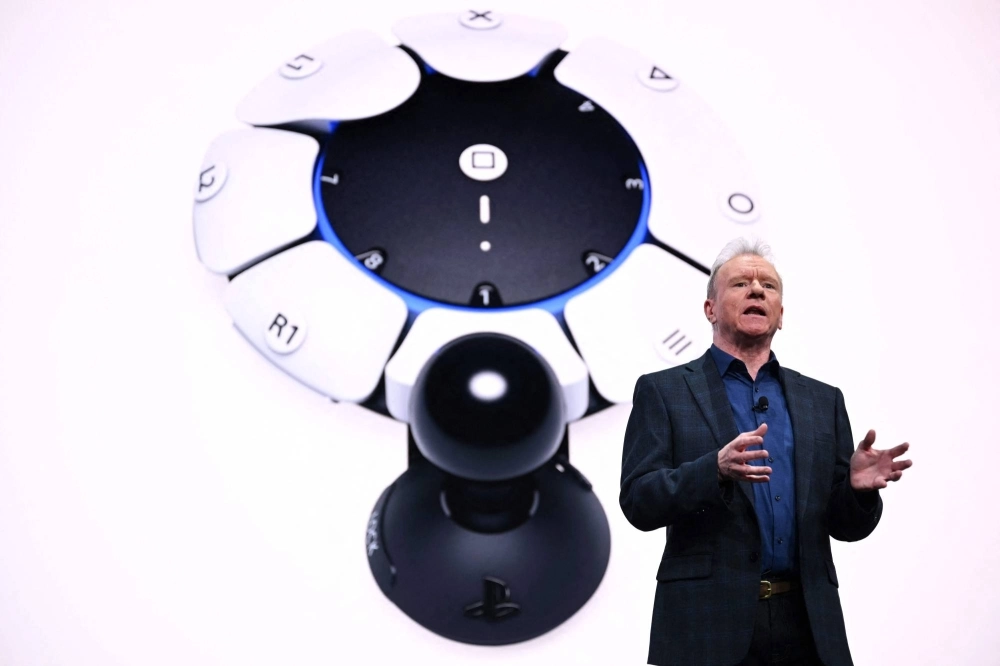 Jim Ryan, president and CEO of Sony Interactive Entertainment, speaks during the Consumer Electronics Show in Las Vegas in January.  Jim Ryan, president and CEO of Sony Interactive Entertainment, speaks during the Consumer Electronics Show in Las Vegas in January.