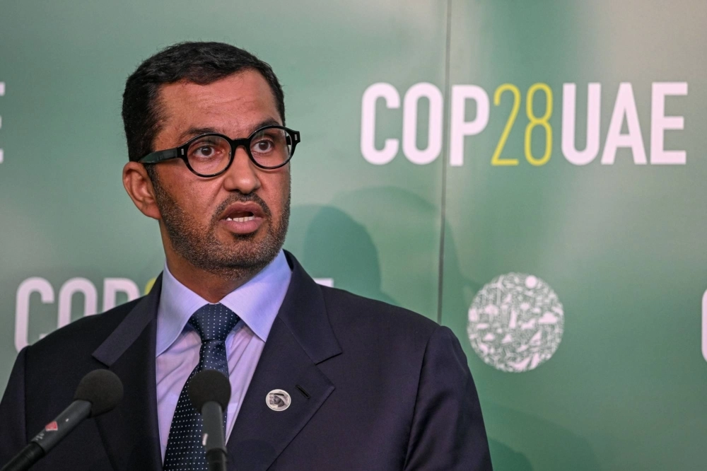 COP28 President Sultan Al Jaber has said climate diplomacy should focus on phasing out emissions from oil and gas, leaving the door open for the continued use of fossil fuels coupled with carbon sequestration. COP28 President Sultan Al Jaber has said climate diplomacy should focus on phasing out emissions from oil and gas, leaving the door open for the continued use of fossil fuels coupled with carbon sequestration.