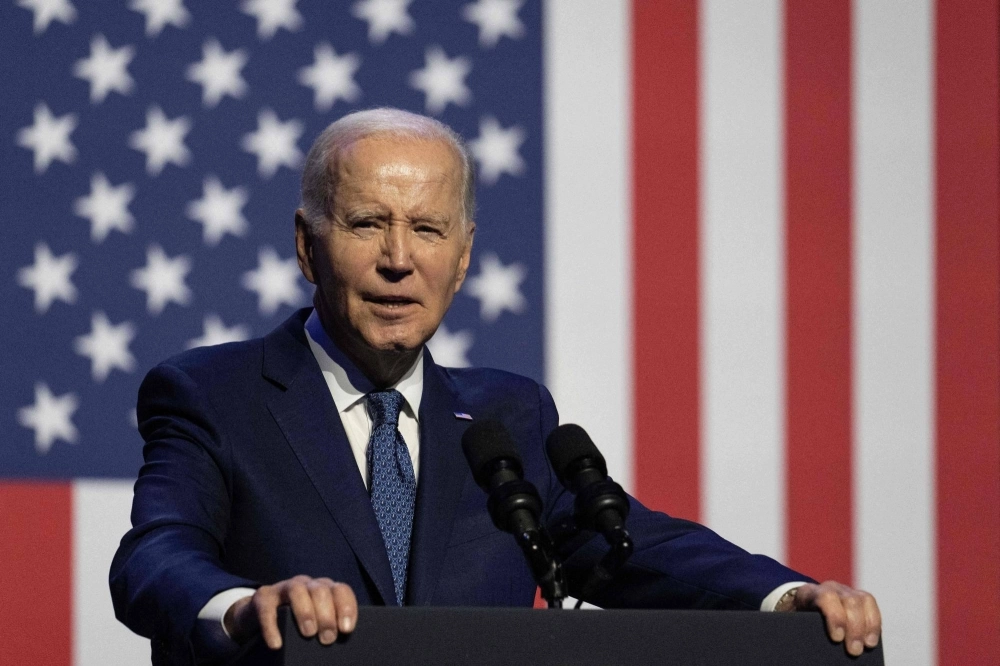 U.S. President Joe Biden at an event in Tempe, Arizona, on Thursday U.S. President Joe Biden at an event in Tempe, Arizona, on Thursday