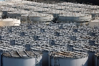 Tanks containing water from the Fukushima No.1 nuclear power plant in Okuma, Fukushima Prefecture | Reuters