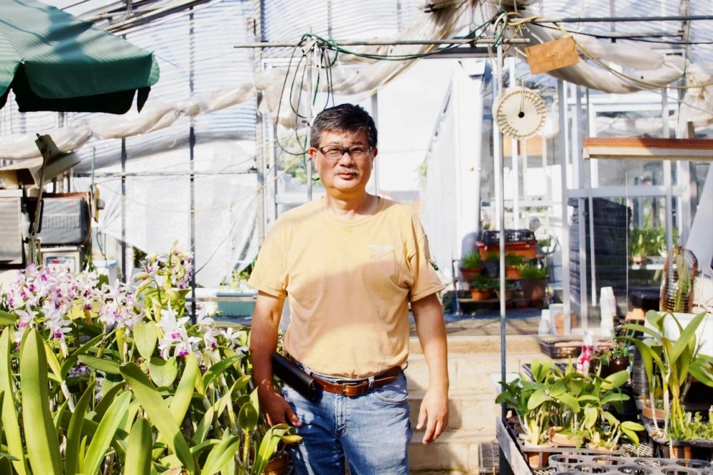 Third-generation orchid farmer and Japan Orchid Growers Association President Munekazu Eriji is passionate about the plant. Third-generation orchid farmer and Japan Orchid Growers Association President Munekazu Eriji is passionate about the plant.
