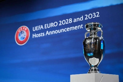 Both the 2028 and 2032 editions of soccer's European Championship will be cohosted, governing body UEFA has announced. Both the 2028 and 2032 editions of soccer's European Championship will be cohosted, governing body UEFA has announced.
