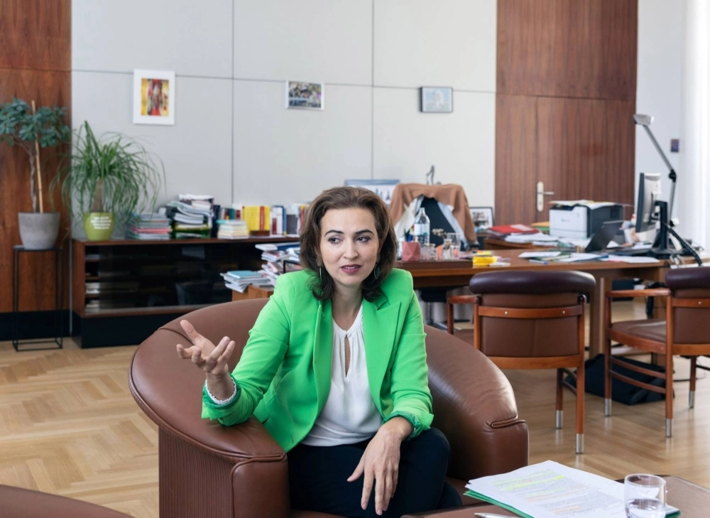 Alma Zadic, Austria's justice minister, during an interview in Vienna on Sept. 26 Alma Zadic, Austria's justice minister, during an interview in Vienna on Sept. 26