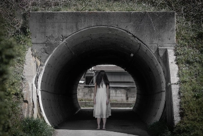 The classic Japanese ghost story often features a vengeful female ghost. The classic Japanese ghost story often features a vengeful female ghost.