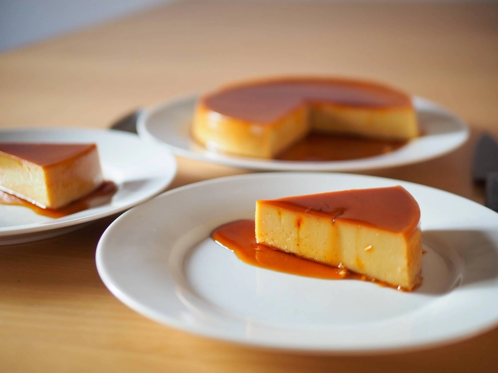 Japanese purin is a classic dish, but this plant-based version is a bit of a sweet twist. Japanese purin is a classic dish, but this plant-based version is a bit of a sweet twist.