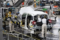 Toyota has suspended operations at six domestic plants following a blast at a factory run by one of its component suppliers. | Bloomberg