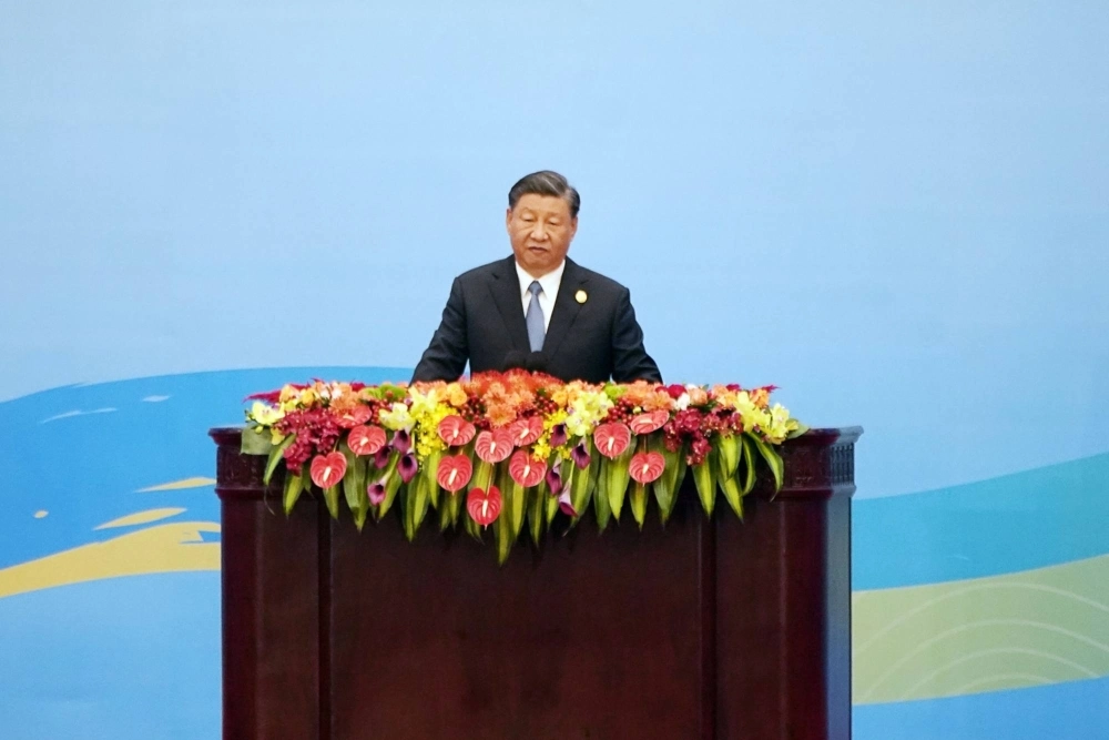 Xi Jinping speaks during the opening ceremony of the Belt and Road Forum in Beijing on Wednesday. Xi Jinping speaks during the opening ceremony of the Belt and Road Forum in Beijing on Wednesday.