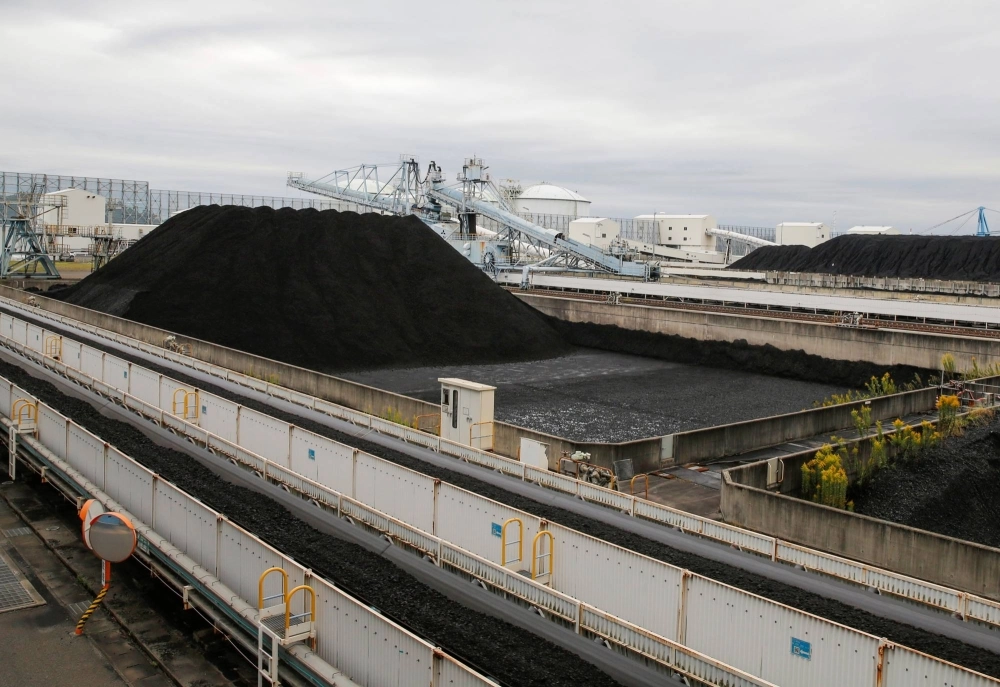 Piles of coal at JERA's Hekinan plant in 2021. Japan aims to lower coal’s share of its energy mix to 19% by 2030, despite calls from the United Nations and environmental organizations for OECD countries to stop all use of coal by then. Piles of coal at JERA's Hekinan plant in 2021. Japan aims to lower coal’s share of its energy mix to 19% by 2030, despite calls from the United Nations and environmental organizations for OECD countries to stop all use of coal by then.