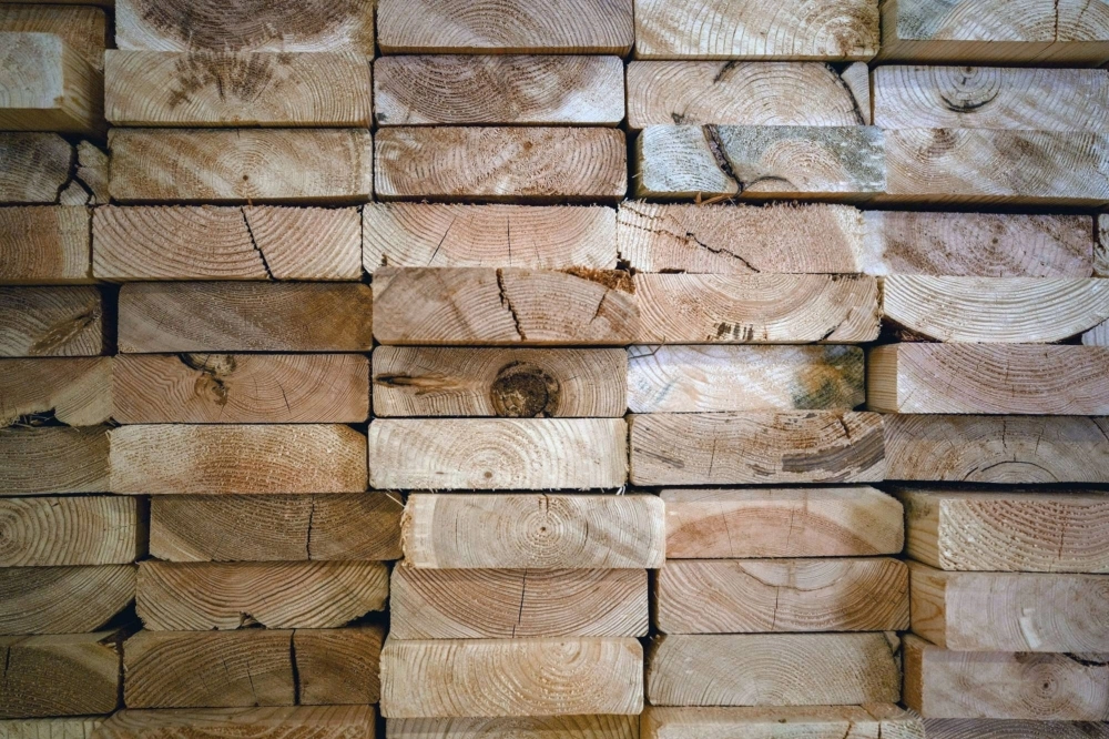 Lengths of cut wood at the Vaagen Timbers manufacturing facility in Colville. Boards with signs of rot will be pulled from the stack.   Lengths of cut wood at the Vaagen Timbers manufacturing facility in Colville. Boards with signs of rot will be pulled from the stack.
