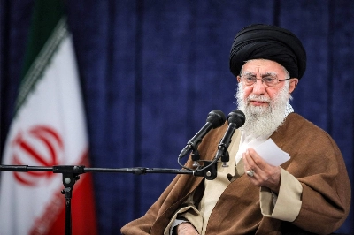 Iranian Supreme Leader Ayatollah Ali Khamenei  speaks before an audience in Tehran on Wednesday.  Iranian Supreme Leader Ayatollah Ali Khamenei  speaks before an audience in Tehran on Wednesday.