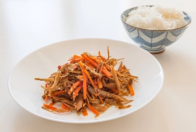 This stir-fry is a staple of many Japanese meals, and the techniques used to make are also commonly used throughout traditional cuisine. This stir-fry is a staple of many Japanese meals, and the techniques used to make are also commonly used throughout traditional cuisine.