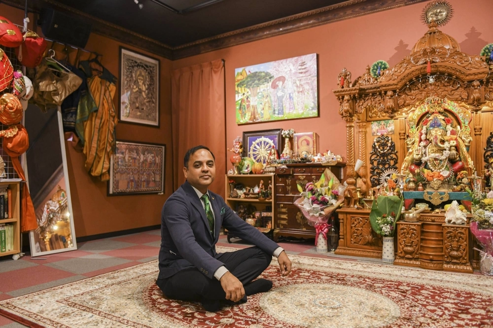 Yogendra Puranik, the first person from India to win elected office in Japan, at the Indian cultural center he manages in Tokyo's Edogawa Ward in October 2022. Yogendra Puranik, the first person from India to win elected office in Japan, at the Indian cultural center he manages in Tokyo's Edogawa Ward in October 2022.