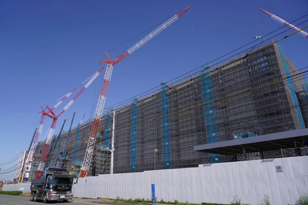 The construction site of a new Taiwan Semiconductor Manufacturing Co. factory in Kikuyo, Kumamoto Prefecture The construction site of a new Taiwan Semiconductor Manufacturing Co. factory in Kikuyo, Kumamoto Prefecture