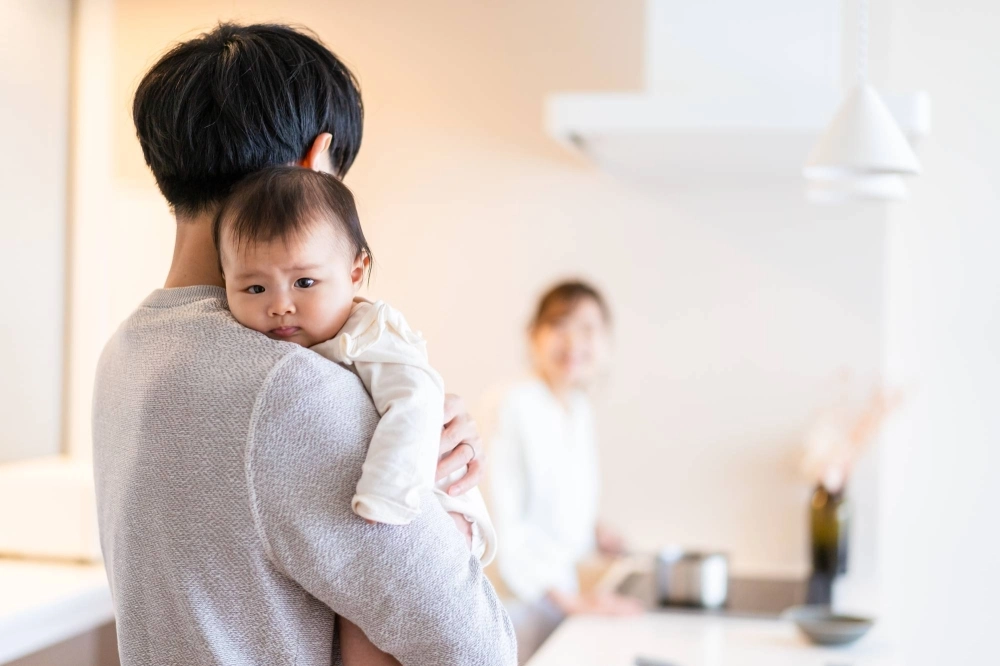 The government aims to have 50% of new fathers take child care leave by 2025 and 85% by 2030. The government aims to have 50% of new fathers take child care leave by 2025 and 85% by 2030.