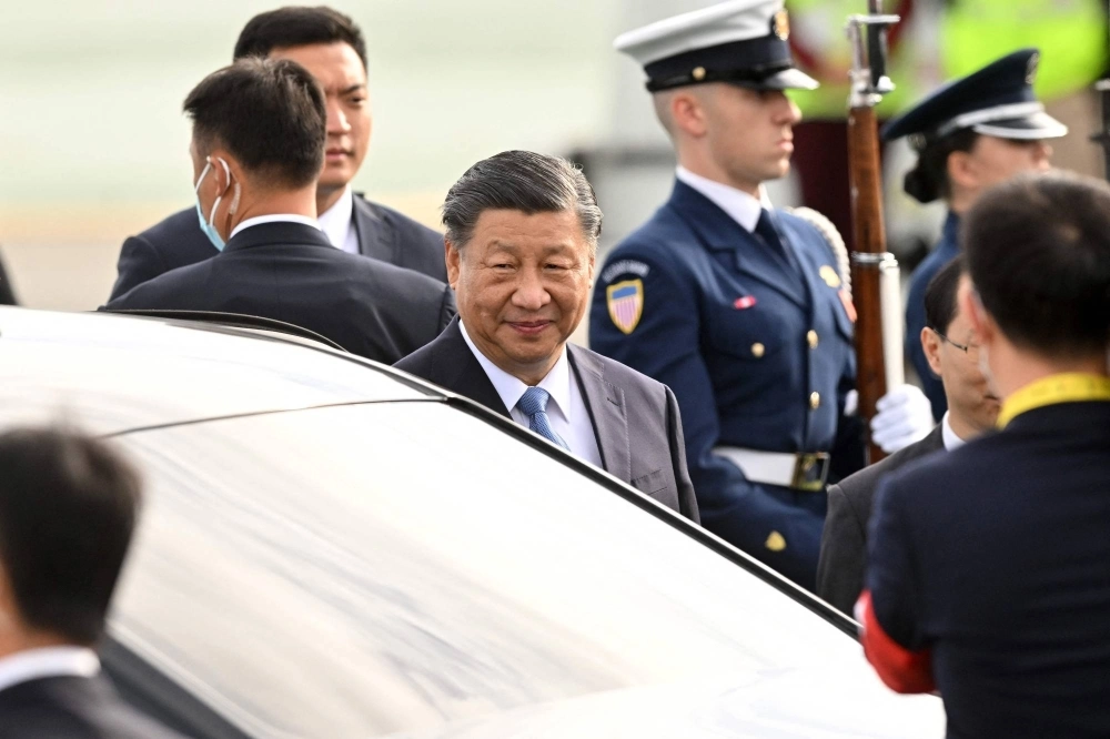 Chinese President Xi Jinping arrives in San Francisco on Tuesday to attend the Asia-Pacific Economic Cooperation leaders' week. Chinese President Xi Jinping arrives in San Francisco on Tuesday to attend the Asia-Pacific Economic Cooperation leaders' week.