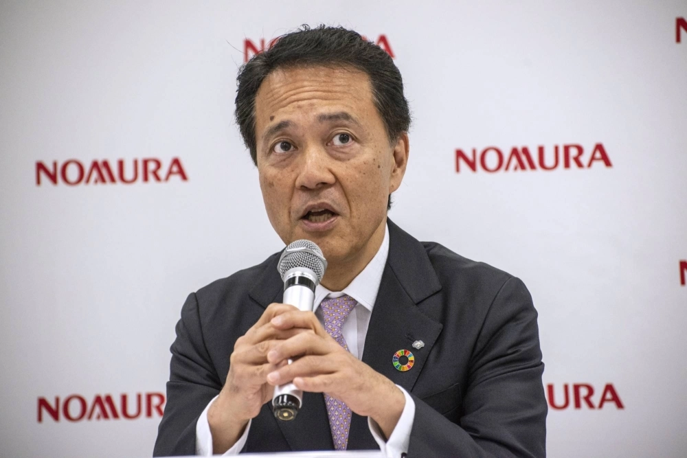 Nomura Holdings CEO Kentaro Okuda in Tokyo in May Nomura Holdings CEO Kentaro Okuda in Tokyo in May
