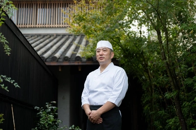 Chef Masato Nishihara chose Nara as the site for his restaurant, Tsukumo, for its antiquity, its proximity to nature and its ancient connections with overseas cultures. Chef Masato Nishihara chose Nara as the site for his restaurant, Tsukumo, for its antiquity, its proximity to nature and its ancient connections with overseas cultures.