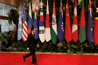 Prime Minster Fumio Kishida arrives for the ASEAN-Japan Summit in Jakarta in September. Kishida is set to host ASEAN leaders for an energy transition summit later in December.  | Reuters