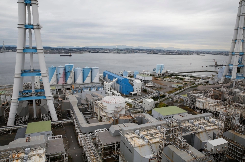 JERA's Hekinan thermal power station in Aichi Prefecture in 2021, where plans are in place to co-fire coal with ammonia.  JERA's Hekinan thermal power station in Aichi Prefecture in 2021, where plans are in place to co-fire coal with ammonia.