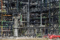 The newly commissioned Dangote petroleum refinery in Ibeju-Lekki, Lagos, Nigeria, in May 2023. Nigeria, one of Africa's biggest oil producers, is also a country with an energy-transition plan. | REUTERS