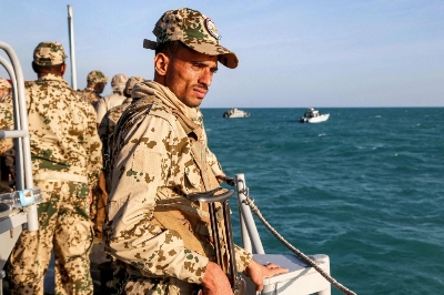 A Yemeni coast guard patrol boat in the Red Sea on Tuesday A Yemeni coast guard patrol boat in the Red Sea on Tuesday