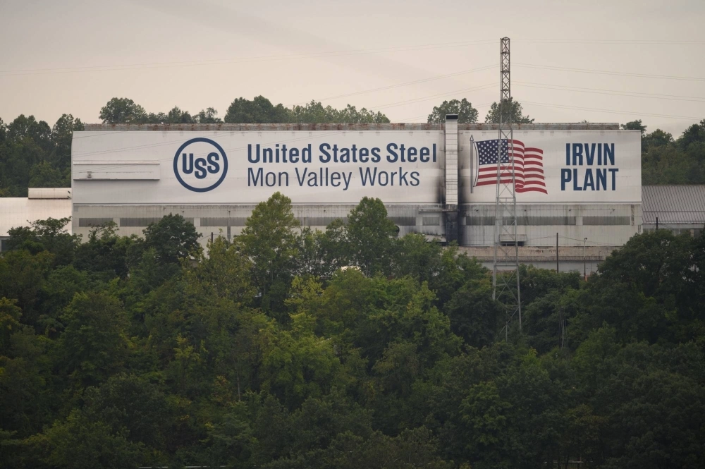 United States Steel's Irvin Plant along the banks of the Monongahela River across from Glassport, Pennsylvania, in August United States Steel's Irvin Plant along the banks of the Monongahela River across from Glassport, Pennsylvania, in August
