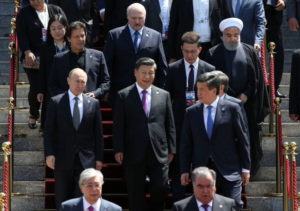 Chinese leader Xi Jinping attends the Shanghai Cooperation Organization summit in Bishkek, Kyrgyzstan, with other leaders in June 2019.  Chinese leader Xi Jinping attends the Shanghai Cooperation Organization summit in Bishkek, Kyrgyzstan, with other leaders in June 2019.