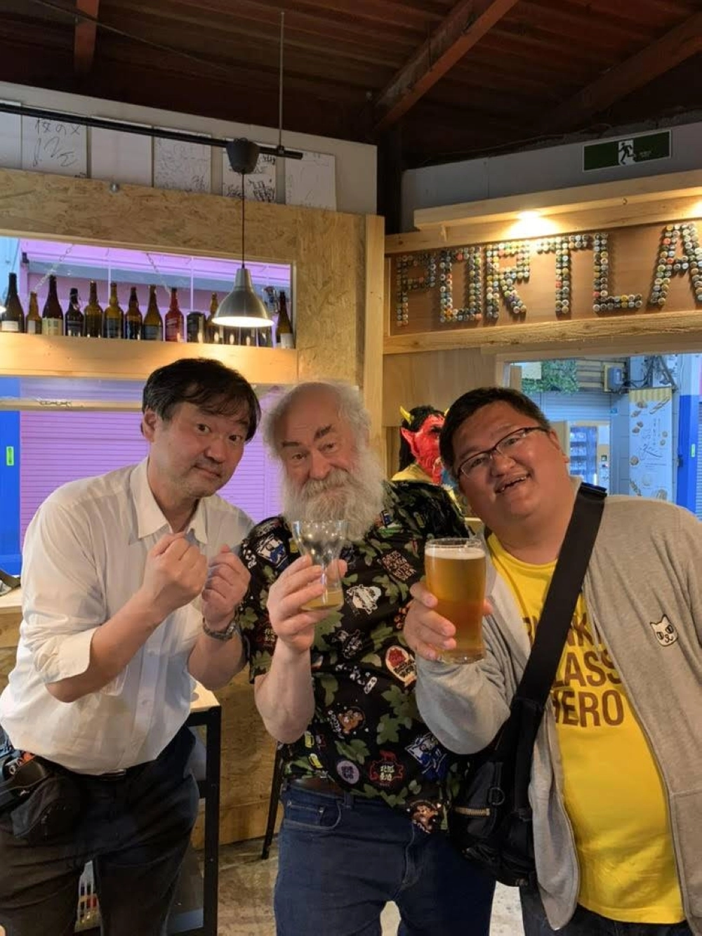 A pioneer of craft beer in Japan's northern reaches, Phred Kaufman (center) originally came to Japan in the early 1970s to avoid the Vietnam War draft. A pioneer of craft beer in Japan's northern reaches, Phred Kaufman (center) originally came to Japan in the early 1970s to avoid the Vietnam War draft.