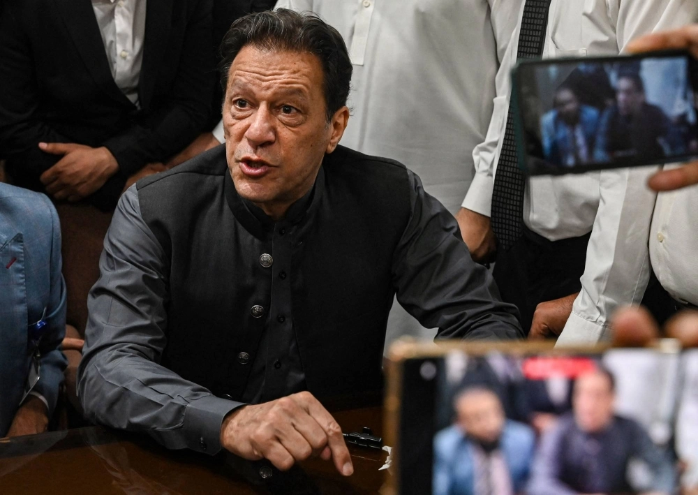 Former Pakistan Prime Minister Imran Khan was sentenced to 10 years in prison on Tuesday. Former Pakistan Prime Minister Imran Khan was sentenced to 10 years in prison on Tuesday.